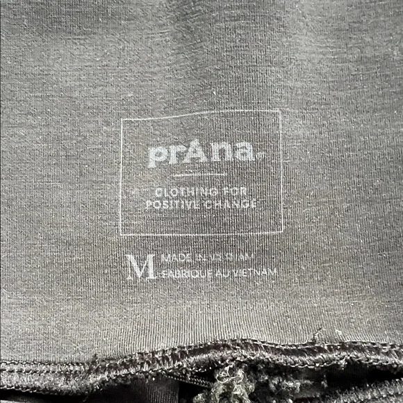 Prana Black Soft Wide Leg Pants. Size Medium - Picture 3 of 7